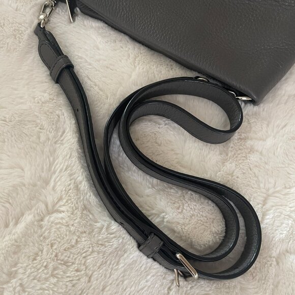 Marc by Marc Jacobs Classic Q Percy Crossbody Gray Pebbles Leather Bag Small - Picture 6 of 13